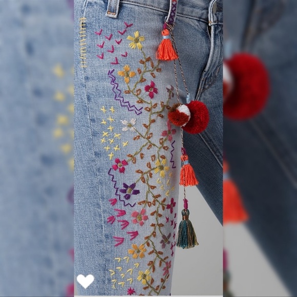 Elizabeth and James Textile Jimi Hendrix Flare Jea - Picture 13 of 13